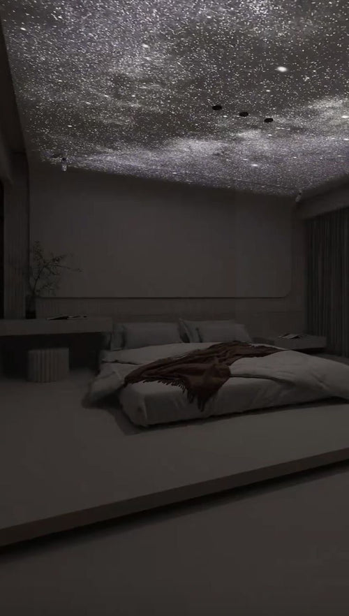 NightCalm Planetarium Projector With 12 Interchangeable Projection Scenes